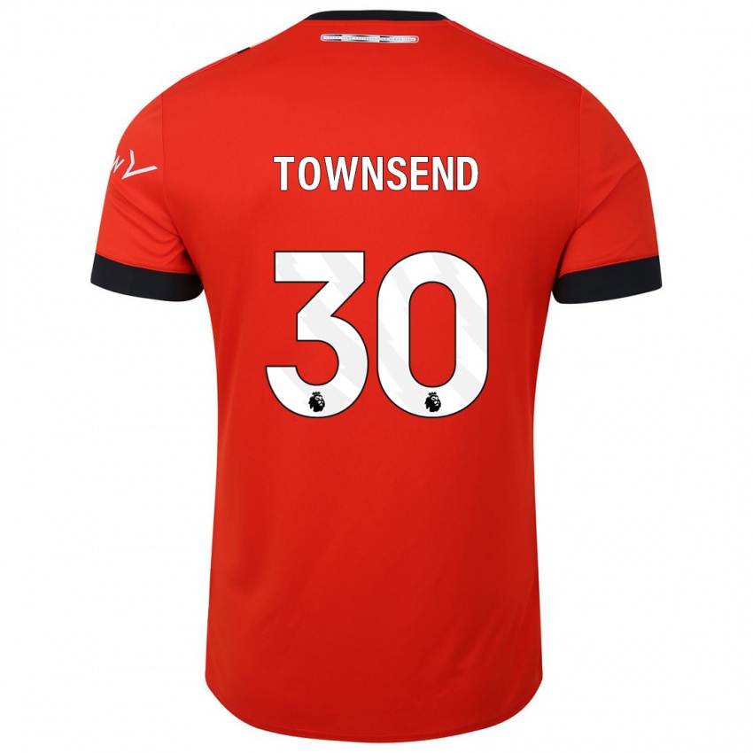 Herren Andros Townsend #30 Rot Heimtrikot Trikot 2023/24 T-Shirt Schweiz