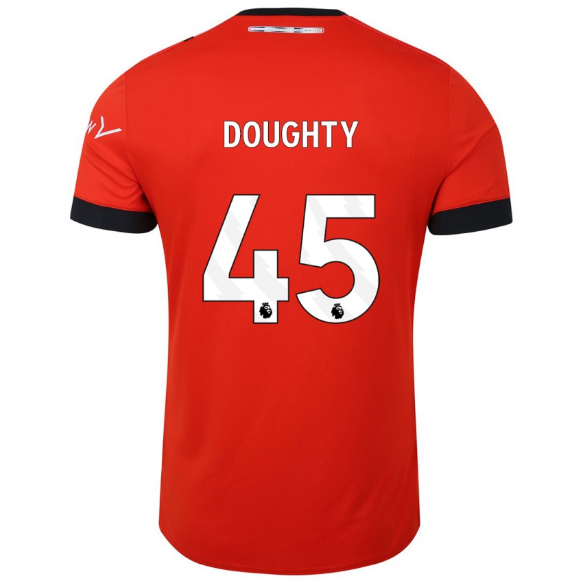 Herren Alfie Doughty #45 Rot Heimtrikot Trikot 2023/24 T-Shirt Schweiz