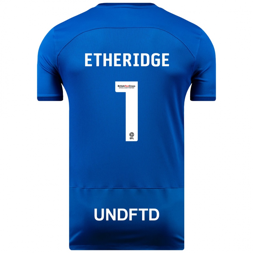 Herren Neil Etheridge #1 Blau Heimtrikot Trikot 2023/24 T-Shirt Schweiz