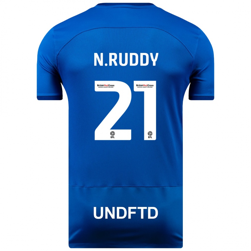 Herren John Ruddy #21 Blau Heimtrikot Trikot 2023/24 T-Shirt Schweiz