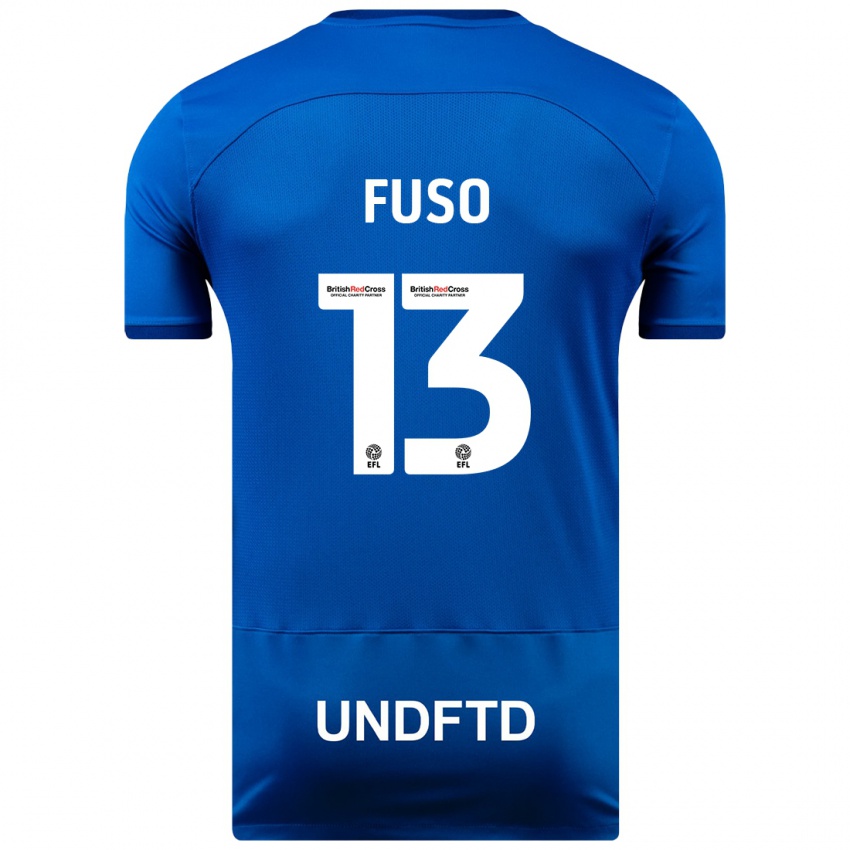 Herren Ivana Fuso #13 Blau Heimtrikot Trikot 2023/24 T-Shirt Schweiz