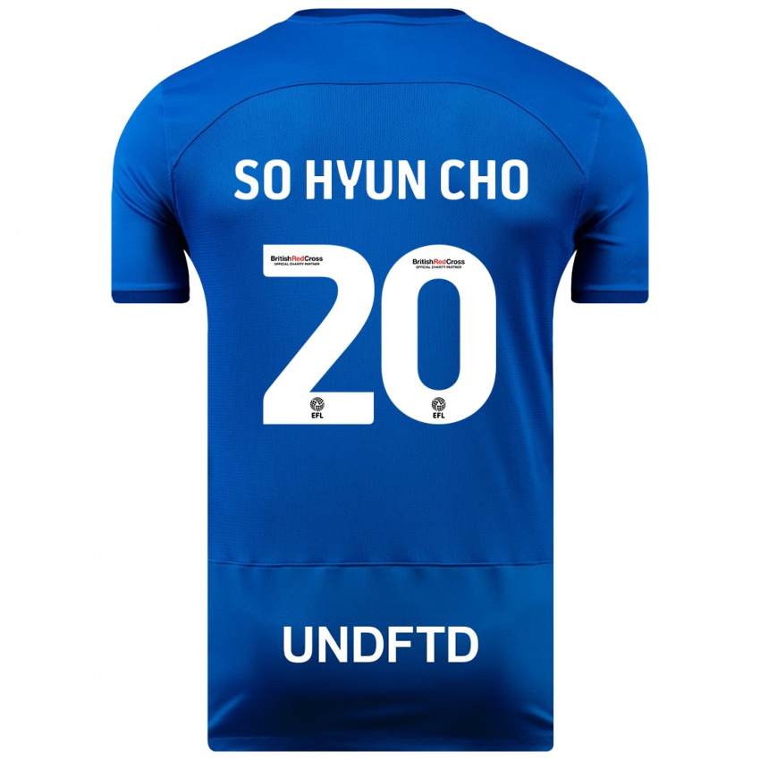 Herren Cho So-Hyun #20 Blau Heimtrikot Trikot 2023/24 T-Shirt Schweiz