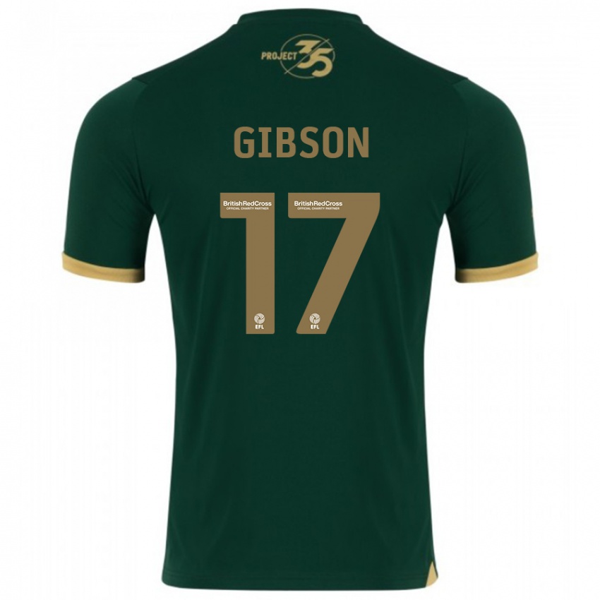 Herren Lewis Gibson #17 Grün Heimtrikot Trikot 2023/24 T-Shirt Schweiz