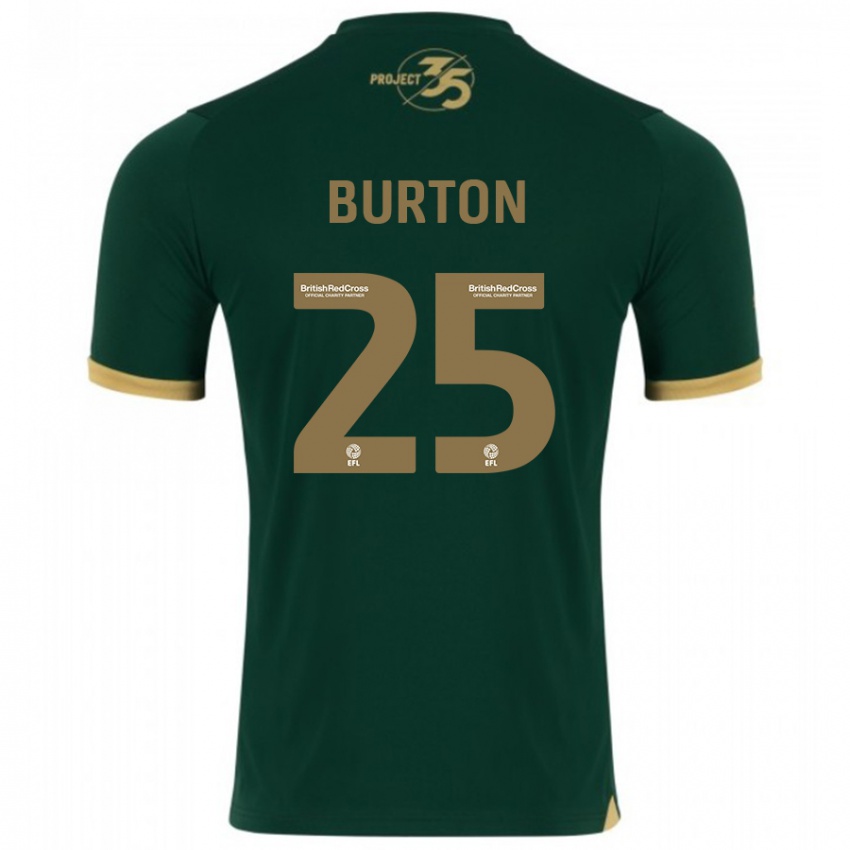 Herren Callum Burton #25 Grün Heimtrikot Trikot 2023/24 T-Shirt Schweiz