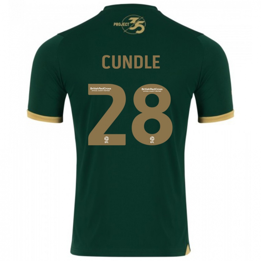 Herren Luke Cundle #28 Grün Heimtrikot Trikot 2023/24 T-Shirt Schweiz