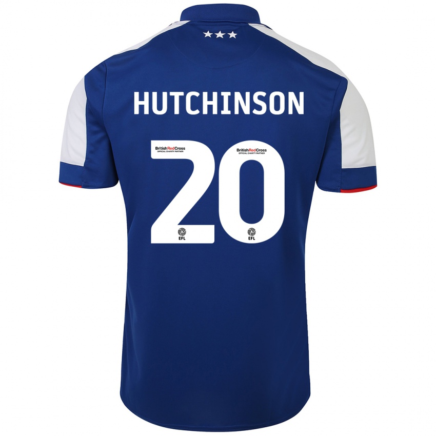 Herren Omari Hutchinson #20 Blau Heimtrikot Trikot 2023/24 T-Shirt Schweiz