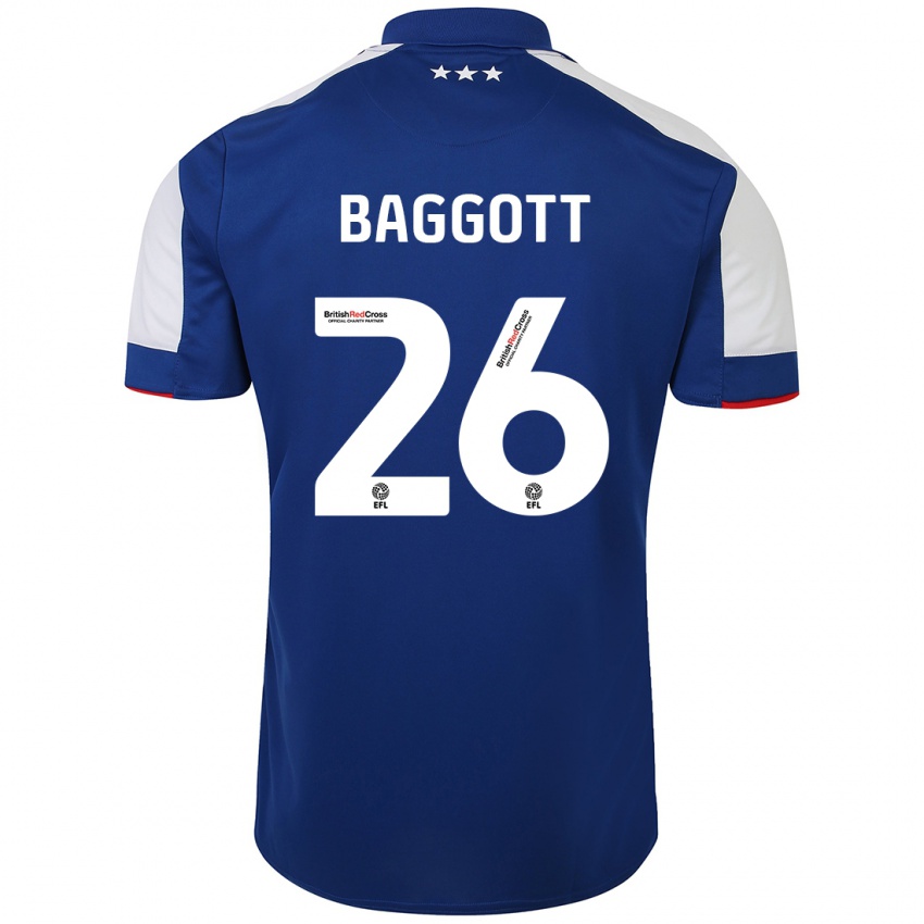 Herren Elkan Baggott #26 Blau Heimtrikot Trikot 2023/24 T-Shirt Schweiz