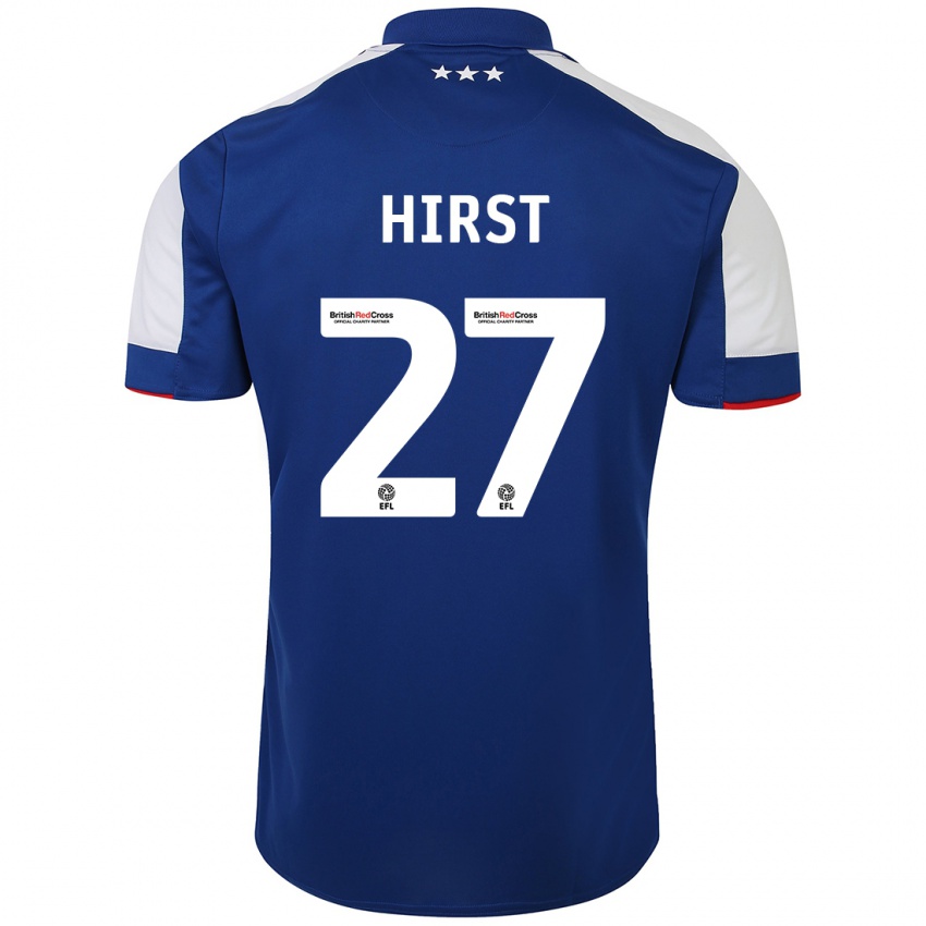Herren George Hirst #27 Blau Heimtrikot Trikot 2023/24 T-Shirt Schweiz