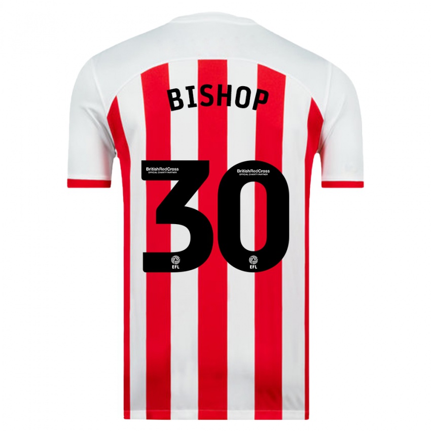 Herren Nathan Bishop #30 Weiß Heimtrikot Trikot 2023/24 T-Shirt Schweiz