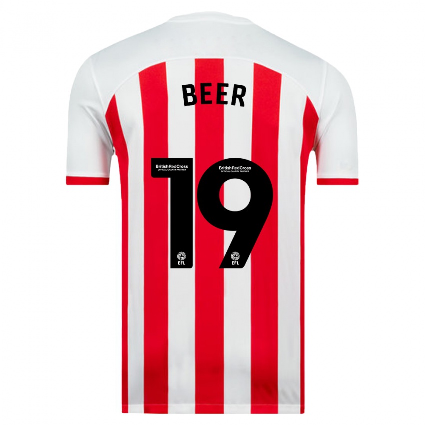 Herren Megan Beer #19 Weiß Heimtrikot Trikot 2023/24 T-Shirt Schweiz