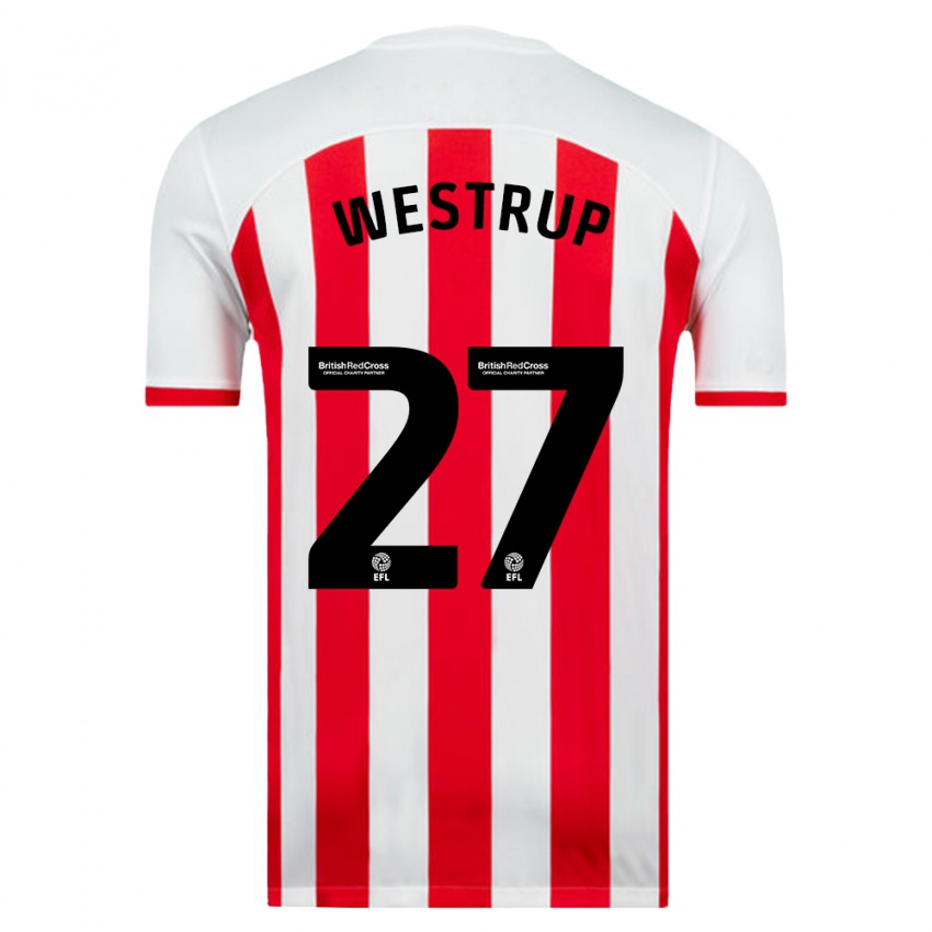 Herren Brianna Westrup #27 Weiß Heimtrikot Trikot 2023/24 T-Shirt Schweiz