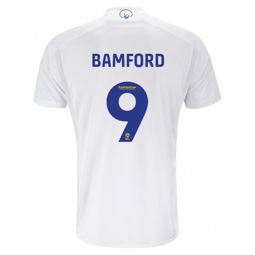 Herren Patrick Bamford #9 Weiß Heimtrikot Trikot 2023/24 T-Shirt Schweiz