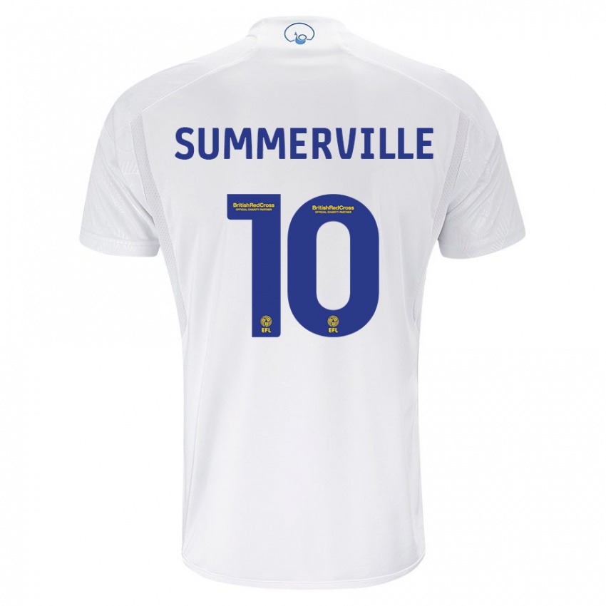 Herren Crysencio Summerville #10 Weiß Heimtrikot Trikot 2023/24 T-Shirt Schweiz