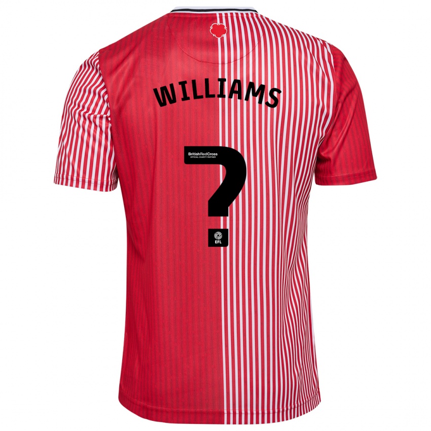 Herren Barnaby Williams #0 Rot Heimtrikot Trikot 2023/24 T-Shirt Schweiz
