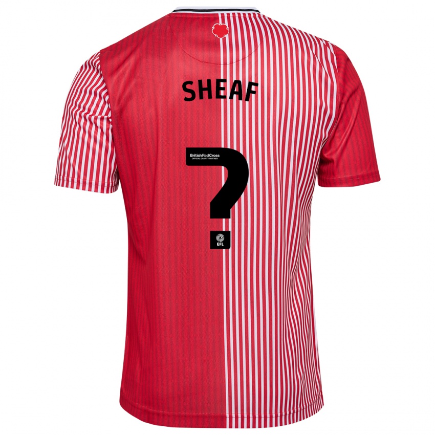 Herren Ben Sheaf #0 Rot Heimtrikot Trikot 2023/24 T-Shirt Schweiz