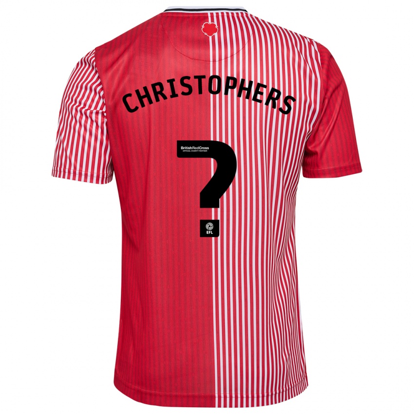 Herren Leo Christophers #0 Rot Heimtrikot Trikot 2023/24 T-Shirt Schweiz