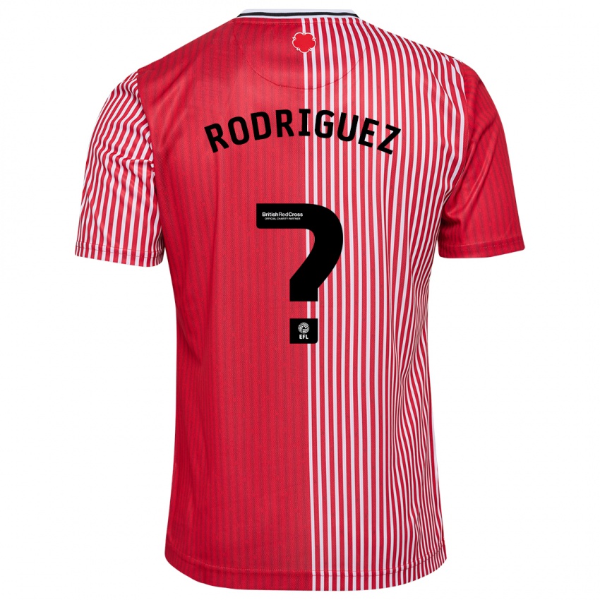 Herren Alejandro Gomes Rodriguez #0 Rot Heimtrikot Trikot 2023/24 T-Shirt Schweiz