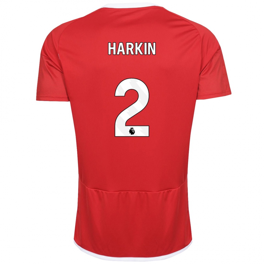 Herren Lyndsey Harkin #2 Rot Heimtrikot Trikot 2023/24 T-Shirt Schweiz