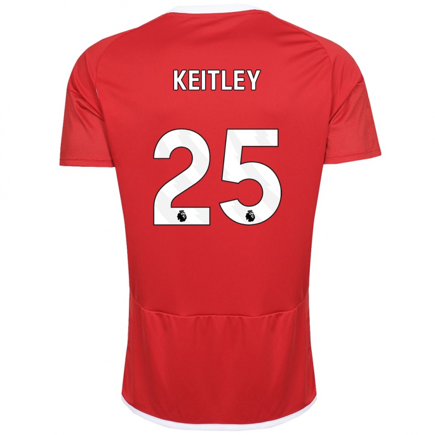 Herren Alice Keitley #25 Rot Heimtrikot Trikot 2023/24 T-Shirt Schweiz