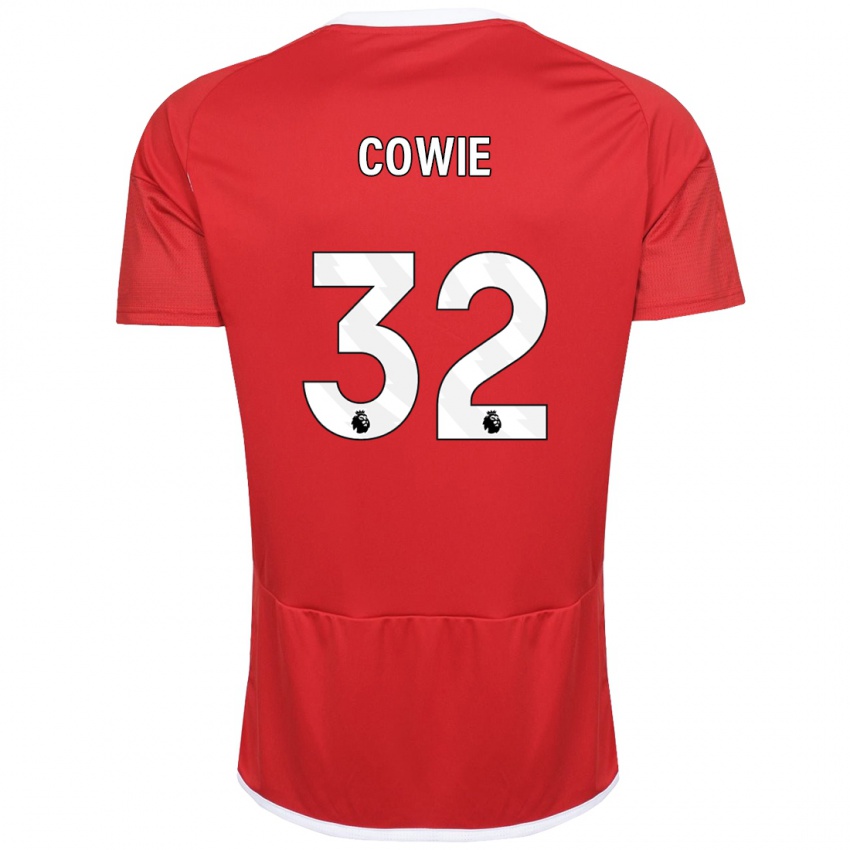 Herren Abi Cowie #32 Rot Heimtrikot Trikot 2023/24 T-Shirt Schweiz