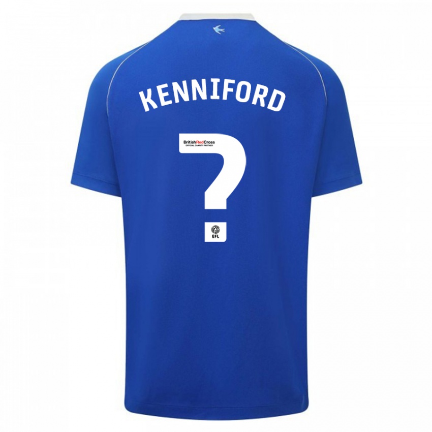 Herren Kyle Kenniford #0 Blau Heimtrikot Trikot 2023/24 T-Shirt Schweiz
