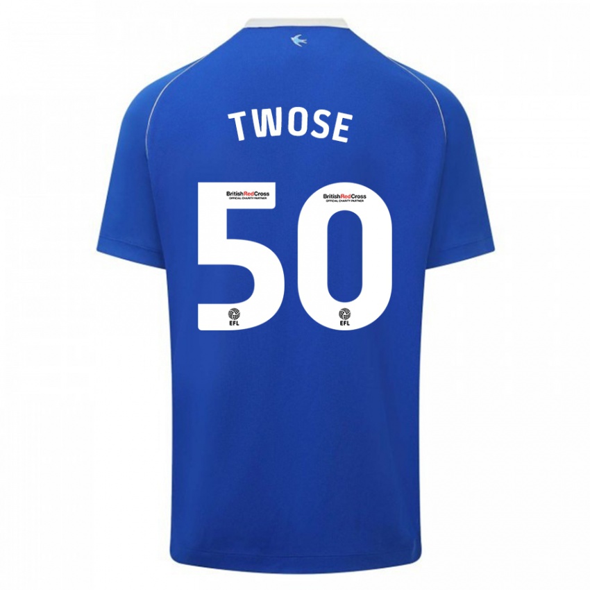 Herren Cody Twose #50 Blau Heimtrikot Trikot 2023/24 T-Shirt Schweiz