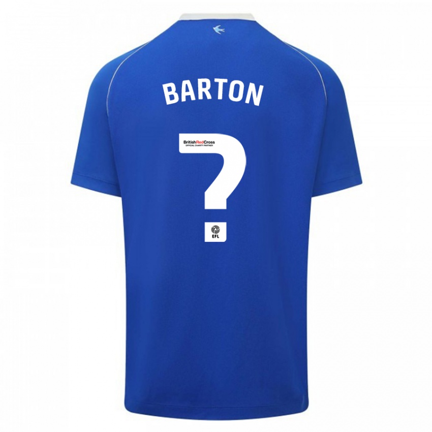 Herren Daniel Barton #0 Blau Heimtrikot Trikot 2023/24 T-Shirt Schweiz