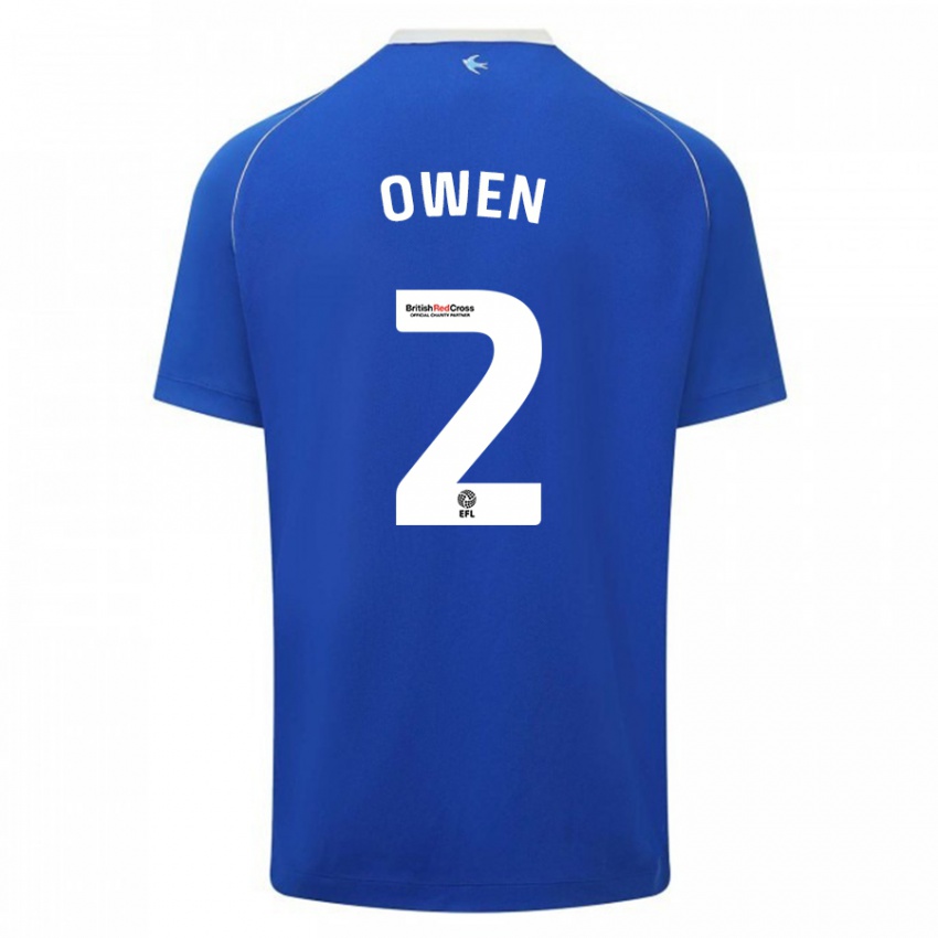 Herren Lisa Owen #2 Blau Heimtrikot Trikot 2023/24 T-Shirt Schweiz