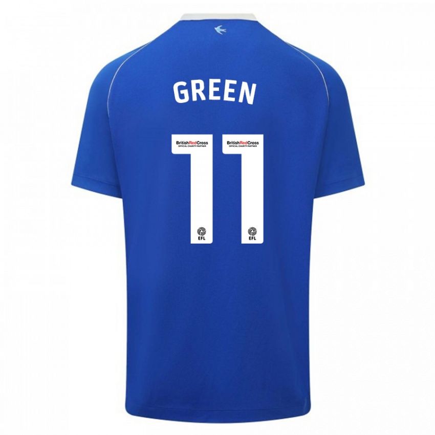 Herren Danielle Green #11 Blau Heimtrikot Trikot 2023/24 T-Shirt Schweiz