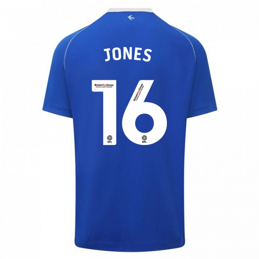 Herren Ellie Jones #16 Blau Heimtrikot Trikot 2023/24 T-Shirt Schweiz