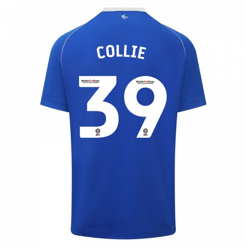 Herren Eliza Collie #39 Blau Heimtrikot Trikot 2023/24 T-Shirt Schweiz