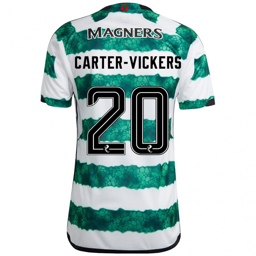 Herren Cameron Carter-Vickers #20 Grün Heimtrikot Trikot 2023/24 T-Shirt Schweiz