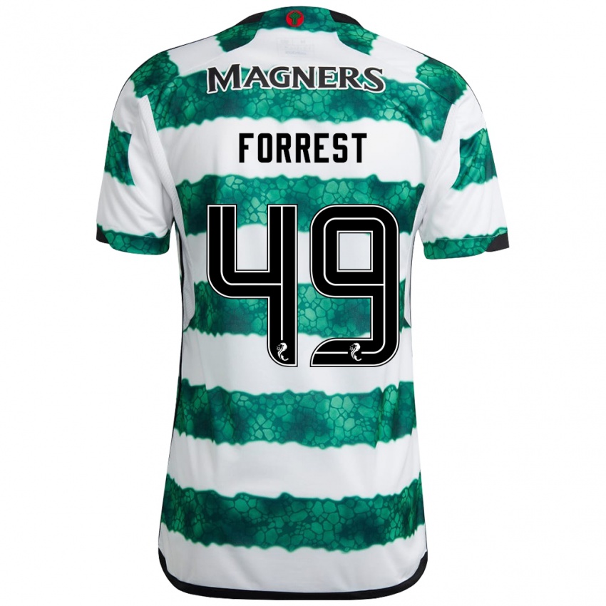 Herren James Forrest #49 Grün Heimtrikot Trikot 2023/24 T-Shirt Schweiz