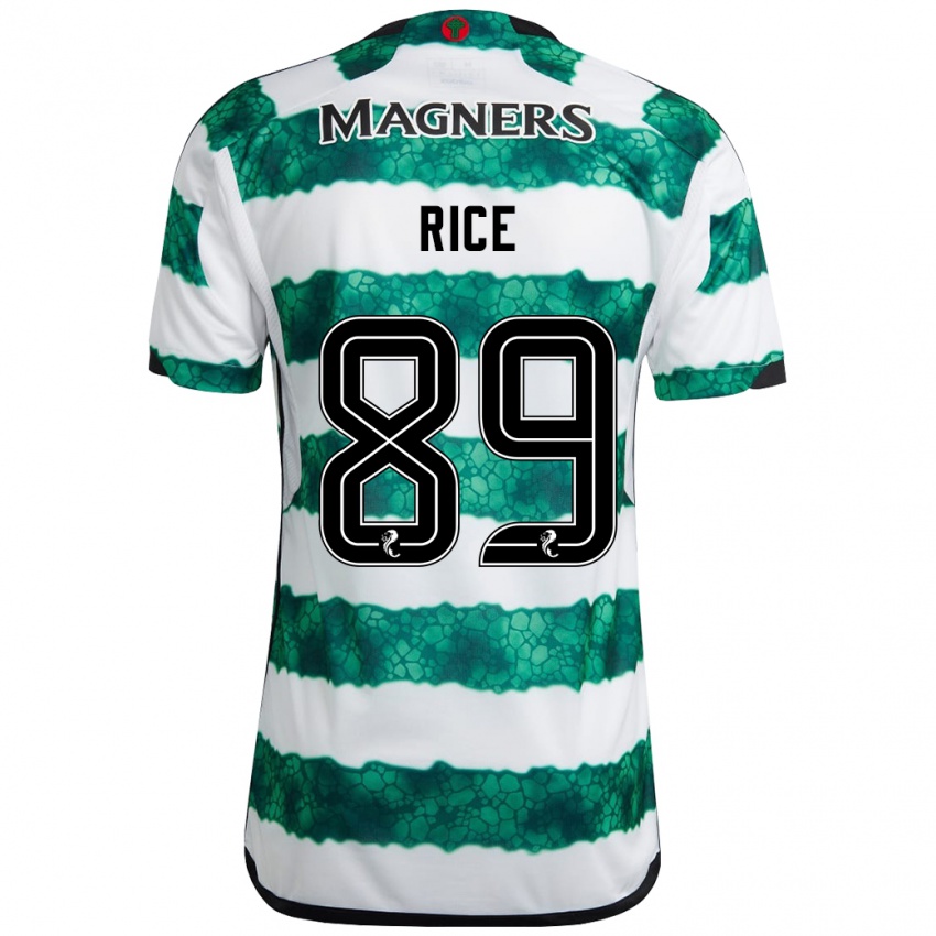 Herren Aidan Rice #89 Grün Heimtrikot Trikot 2023/24 T-Shirt Schweiz