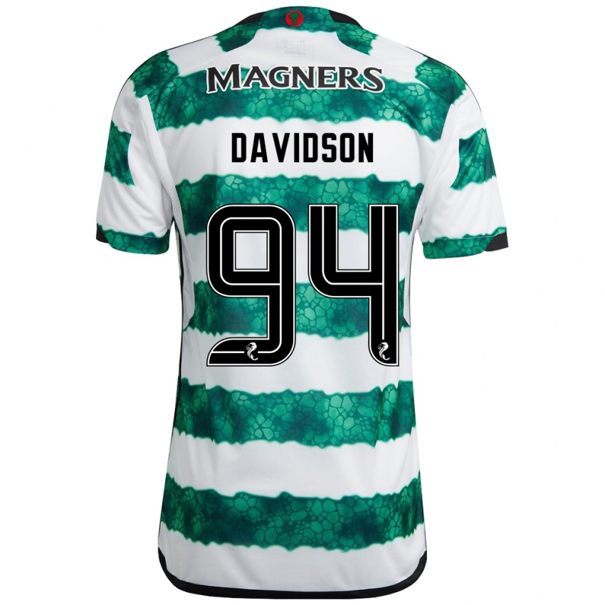 Herren Alasdair Davidson #94 Grün Heimtrikot Trikot 2023/24 T-Shirt Schweiz