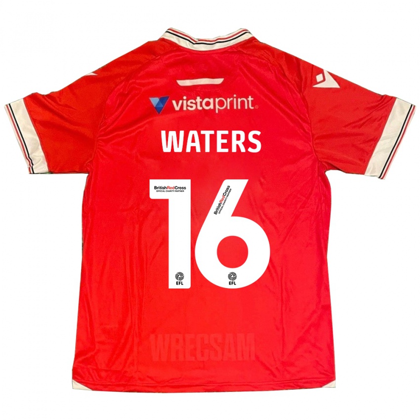Herren Billy Waters #16 Rot Heimtrikot Trikot 2023/24 T-Shirt Schweiz