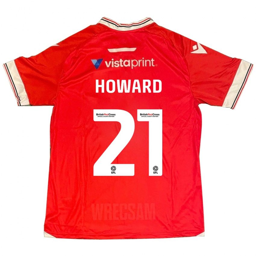 Herren Mark Howard #21 Rot Heimtrikot Trikot 2023/24 T-Shirt Schweiz