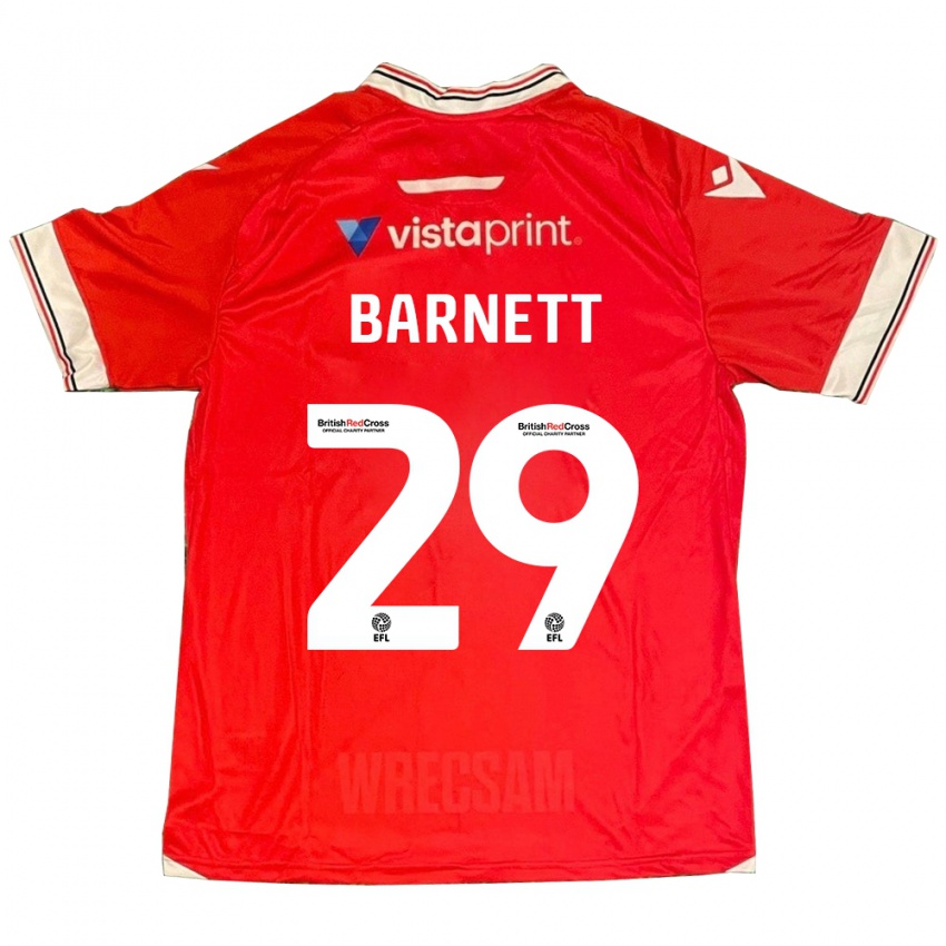 Herren Ryan Barnett #29 Rot Heimtrikot Trikot 2023/24 T-Shirt Schweiz