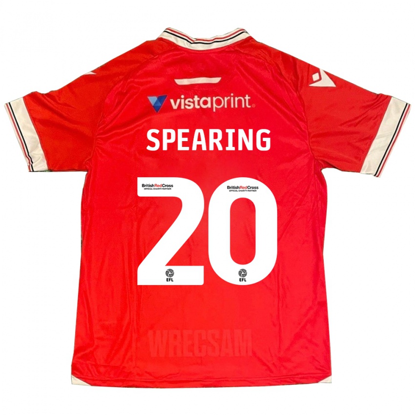 Herren Natasha Spearing #20 Rot Heimtrikot Trikot 2023/24 T-Shirt Schweiz