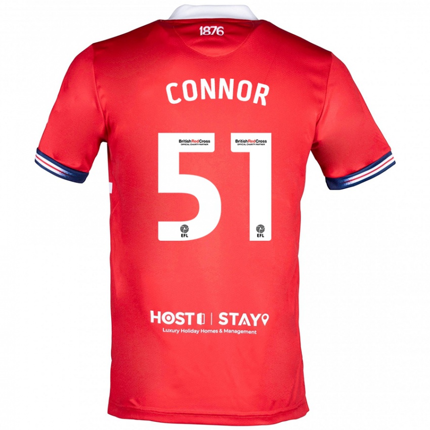 Herren Shea Connor #51 Rot Heimtrikot Trikot 2023/24 T-Shirt Schweiz