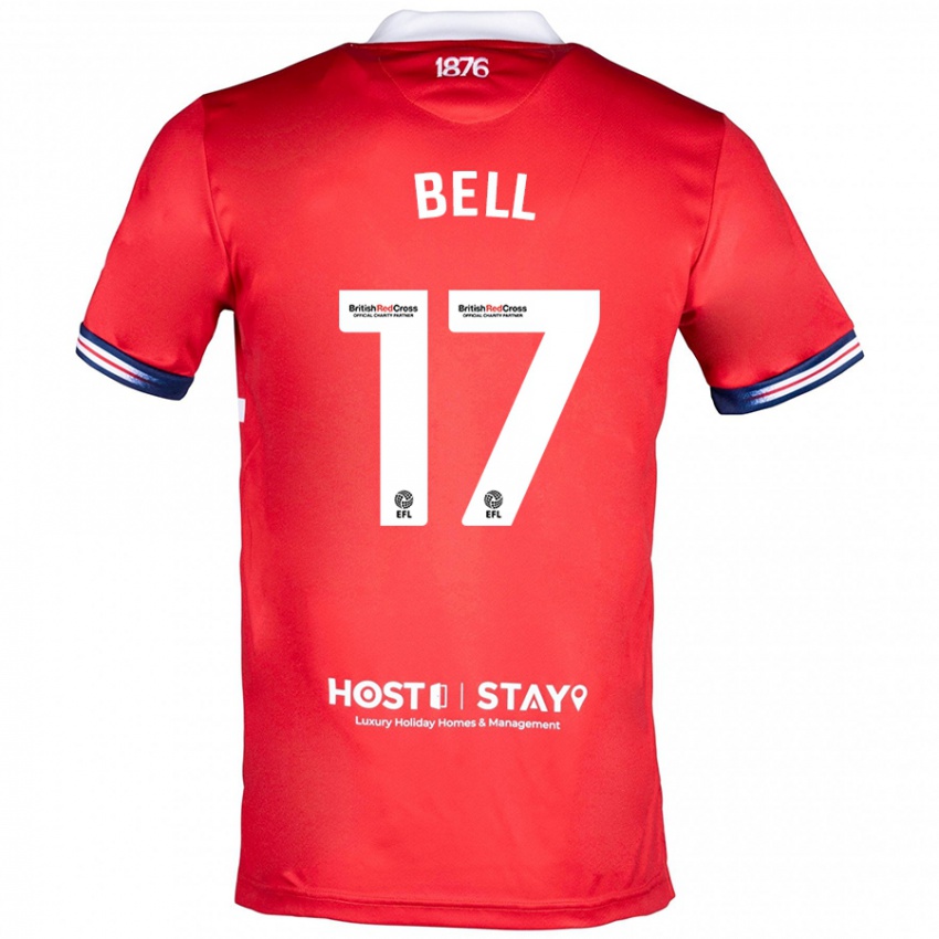 Herren Millie Bell #17 Rot Heimtrikot Trikot 2023/24 T-Shirt Schweiz