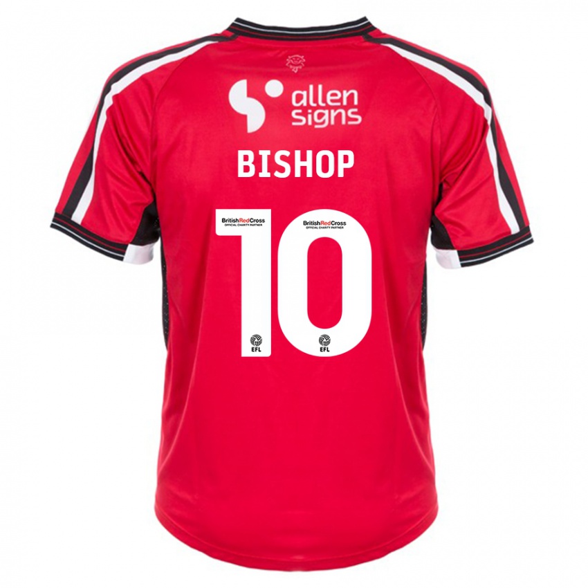 Herren Teddy Bishop #10 Rot Heimtrikot Trikot 2023/24 T-Shirt Schweiz