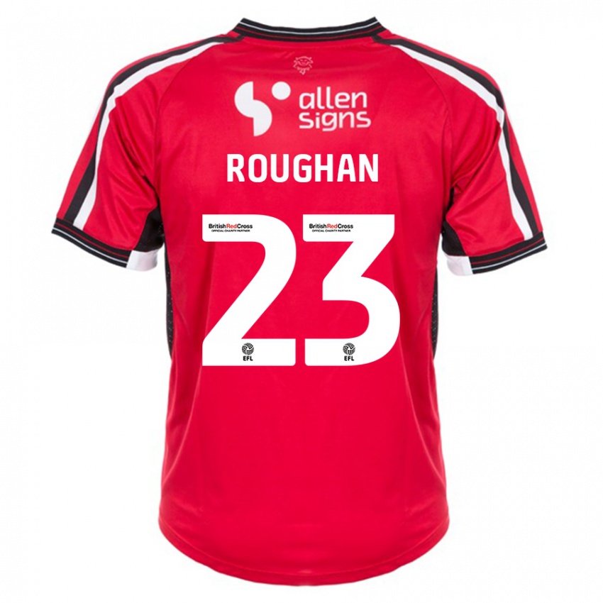 Herren Sean Roughan #23 Rot Heimtrikot Trikot 2023/24 T-Shirt Schweiz