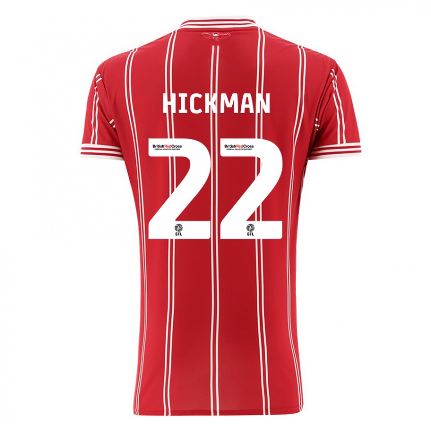 Herren Taylor Gardner-Hickman #22 Rot Heimtrikot Trikot 2023/24 T-Shirt Schweiz