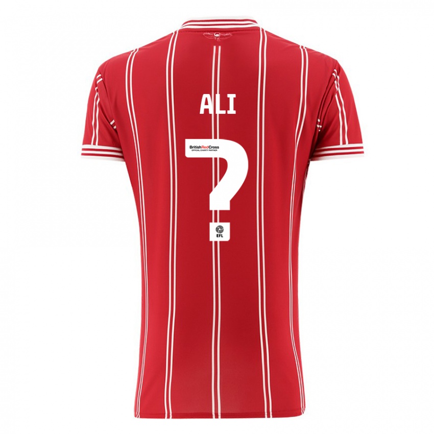 Herren Zack Ali #0 Rot Heimtrikot Trikot 2023/24 T-Shirt Schweiz