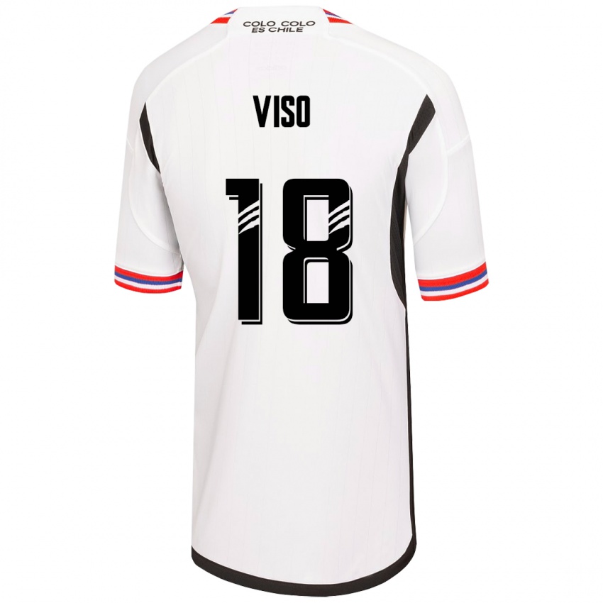 Herren Ysaura Viso #18 Weiß Heimtrikot Trikot 2023/24 T-Shirt Schweiz