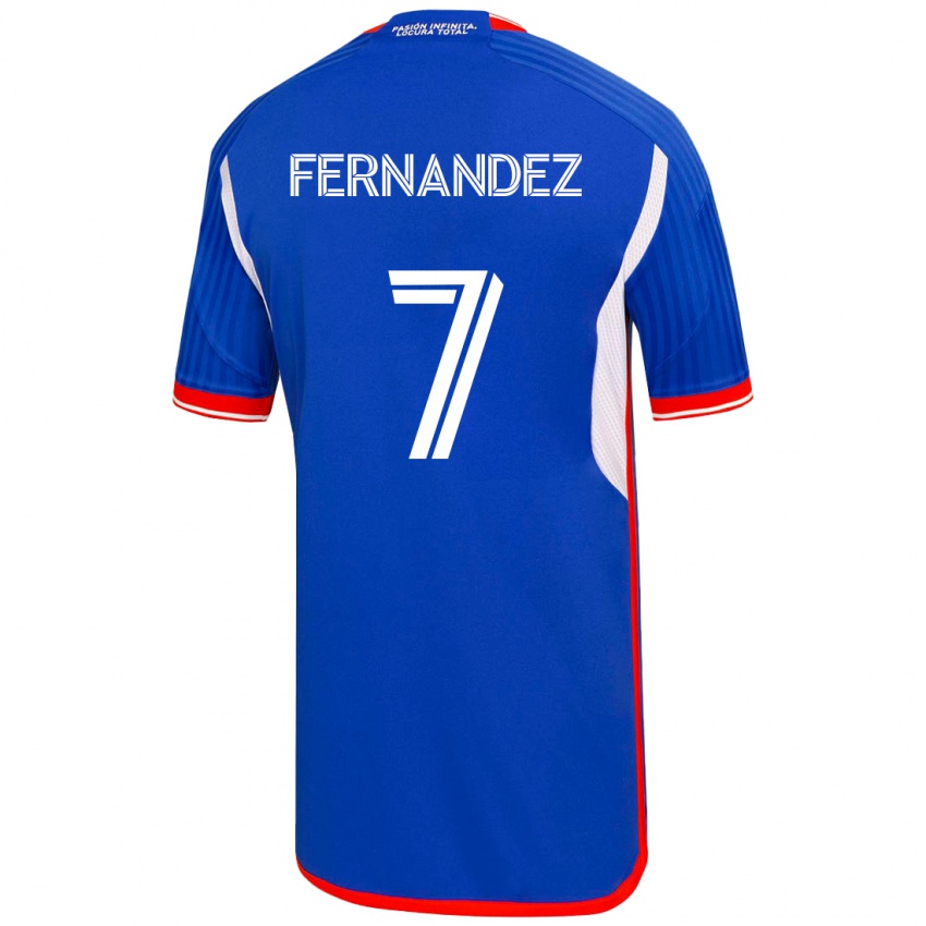 Herren Rebeca Fernández #7 Blau Heimtrikot Trikot 2023/24 T-Shirt Schweiz
