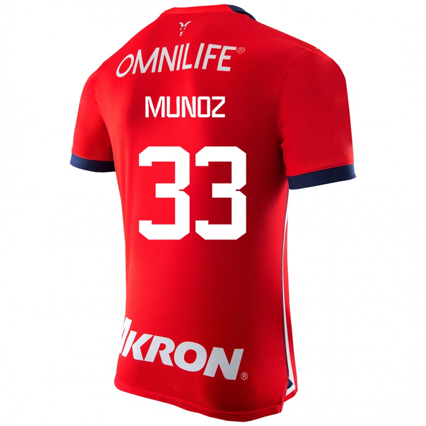 Herren Zahid Muñoz #33 Rot Heimtrikot Trikot 2023/24 T-Shirt Schweiz