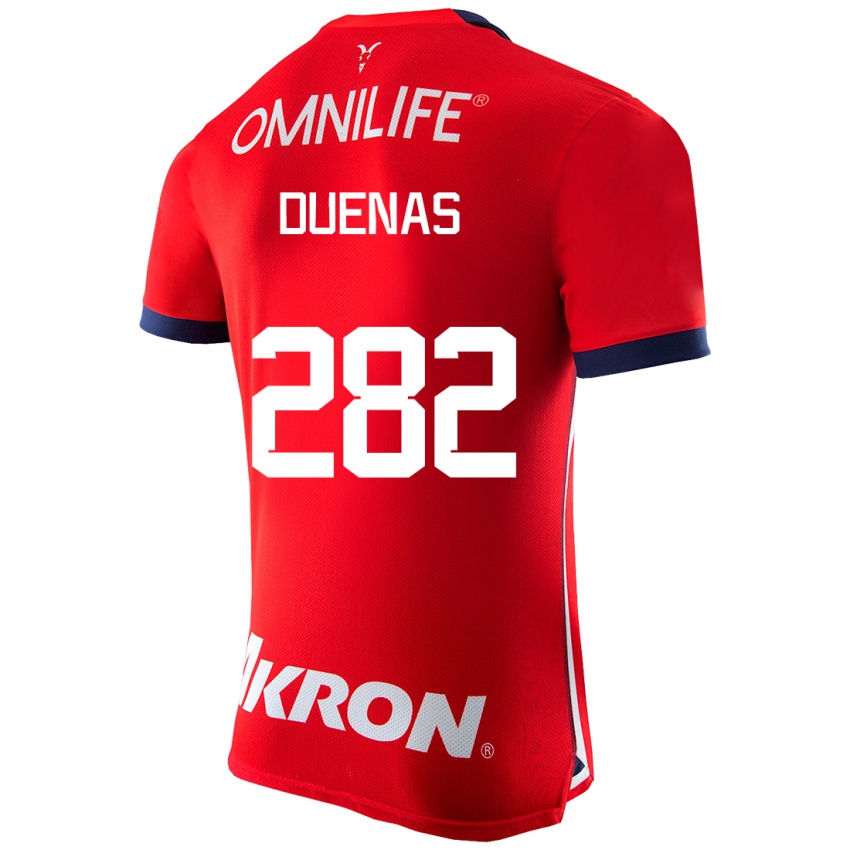 Herren Omar Dueñas #282 Rot Heimtrikot Trikot 2023/24 T-Shirt Schweiz