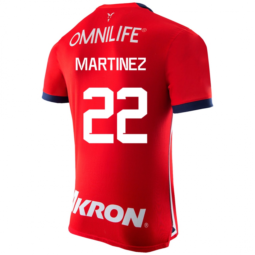Herren Karla Martínez #22 Rot Heimtrikot Trikot 2023/24 T-Shirt Schweiz